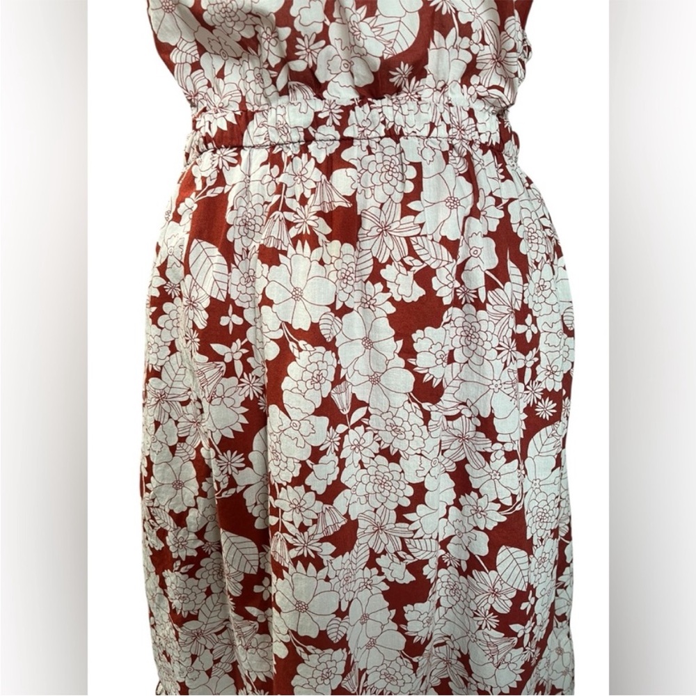 GAP Woman’s Brown&White Halter Dress with side Cut-Outs - Medium - Picture 5 of 15